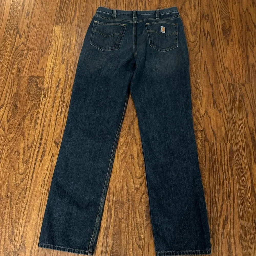 Carhartt Dark Blue Straight Jeans